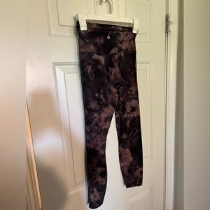 Full length diamond dye align lulu lemon leggings